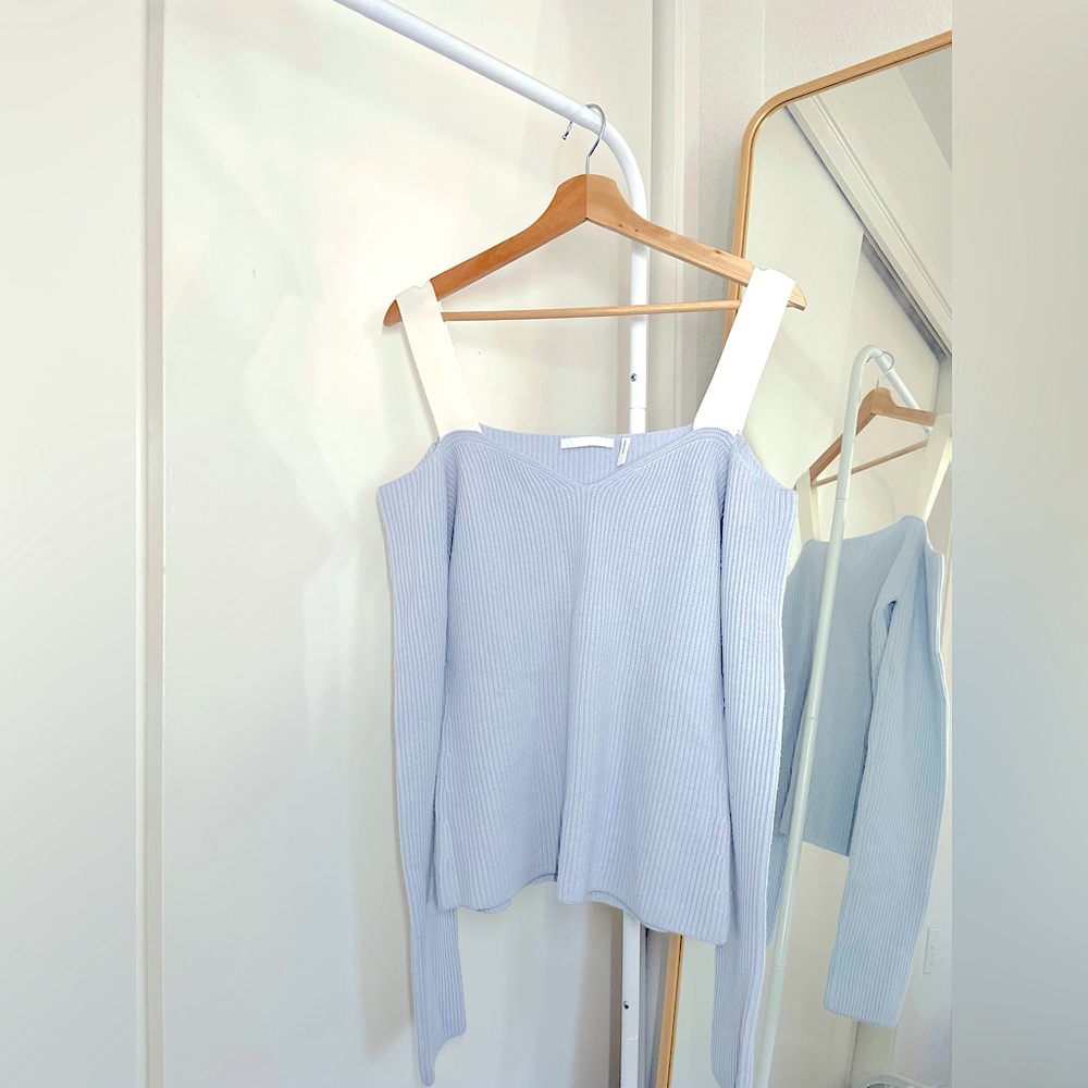 Helmut Lang Off the Shoulder Sweater
